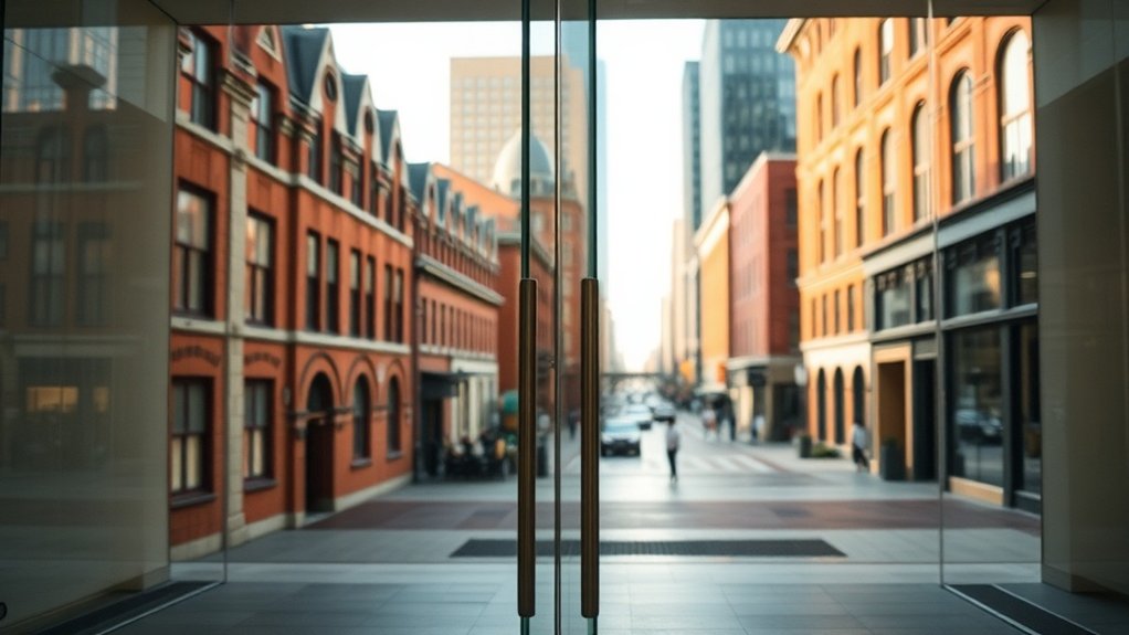 Glass Doors Star Lane